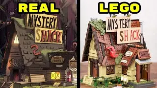I Built the Mystery Shack from Gravity Falls in LEGO...
