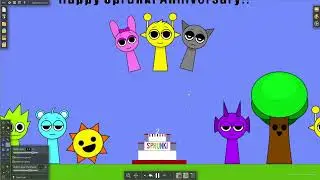 Happy Sprunki second anniversary! 😢