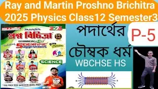 Magnetic Property of Materials Ray and Martin Proshno Brichitra solution Cl-12 Sem3