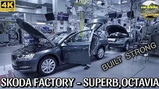 SKODA FACTORY ! SUPERB , OCTAVIA PRODUCTION LINE !!