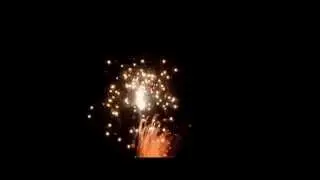 100mm Feuertopf Gold/Silber mit Bombetten_fail