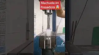 #machuelo en #fresadora #milling  #convencional