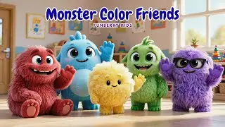 Monster Color Friends | Learn Colors with Friendly Monsters