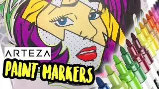 Arteza 20 Set Paint Markers Review | Art Supplies on Canvas
