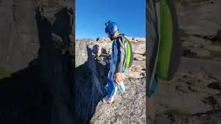 First Wingsuit Base Jump Kjerag Norway
