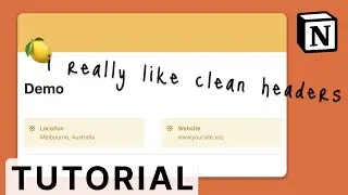 Quick Beautiful Headers in Notion using Callouts