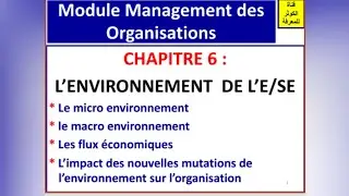 l'environnement de l'entreprise
