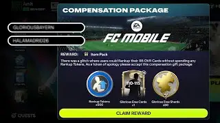 NEW GLITCH COMPENSATION GIFT PACKAGE ANNOUNCED 😨⁉️ GET 110+ GLORIOUS ERAS CARD FOR 🆓🔥