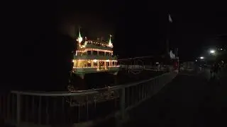 Lake Toya fireworks cruise launch