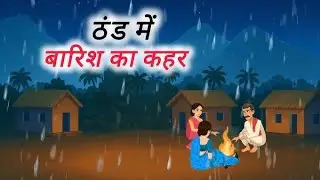 ठंड में बारिश का कहर | Hindi Moral story | Thand mein barish ka kahar 