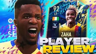 &Aacute;GIL, VELOZ & FORTE! AQUI EST&Aacute; O MELHOR PONTA DO GAME? | ZAHA 92 - TOTS | PLAYER REVIEW I FIFA 22 UT