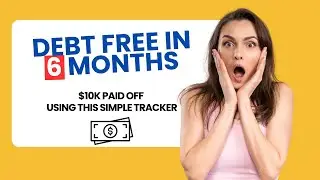 Debt Free in 6 Months | $10K Paid Off Using This Simple Tracker