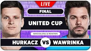HURKACZ vs WAWRINKA • United Cup 2026 Final • LIVE Tennis Watchalong