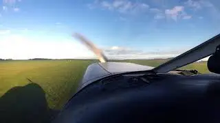 'Landing on my shadow'  Texel Airport 24-12-2018