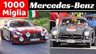 Mercedes-Benz 1000 Miglia Challenge 2019 + Classic Cars: 300 SL Gullwing, AMG GT, SLR, SLS & More!