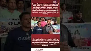 Ola E-Bike Owners Protest at Panaji RTO | No Service, No Spares, No Support!