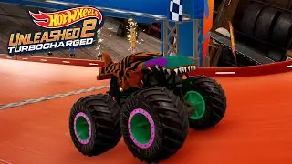 Hot Wheels Unleashed 2 - Monster Trucks Mega Wrex In Dom’s Garage