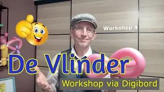 School workshop/ De Vlinder (video 4) Door de Haagse ballonnenboer | Digibord plezier !