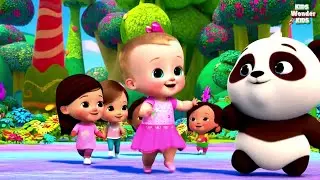🐼🐻‍ soft Roll Roll Down! Ping the Panda's Soft Tummy and Green Stick Crunch