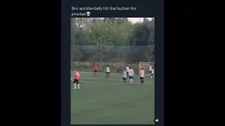 BRO USED AN EMOTE AFTER THE FREEKICK