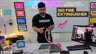 360&deg; Rotating Fire Protection System | 360 Fire Extinguisher System project