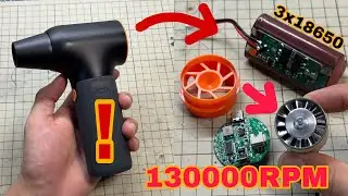 Test & teardown my new TURBO JET FAN!!