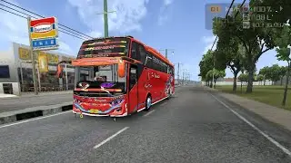 Bus PO Haryanto antar penumpang ke Yogyakarta | bus simulator Indonesia 