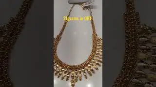 GRT necklace 😍 light weight jewellery collection..#grt#gold #shorts #ytshorts