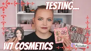 TESTING W7 COSMETICS | FIRST IMPRESSIONS! SO CHEAP! | Effys Place