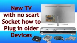 На вашем новом телевизоре нет SCART! Подключите старое оборудование к новому телевизору.