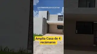 🏡Amplia CASA de 4 REC&Aacute;MARAS en M&eacute;rida, Yucat&aacute;n #casasenmerida