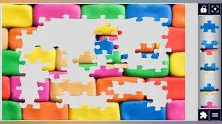 Colorful Candy Brick Wall 🌈🧩// #colorfulcandy #brickwall #sweetart #rainbowdesign @puzzlemaster1034 