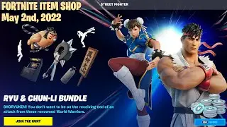 🌟#Fortnite Item Shop- May 2nd, 2022 | Ryu & Chun-Li, Sakura & Blanka, Cammy & Guile, Isabelle🌟