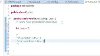 17 conditional operator in java