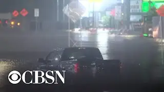 Tropical depression Beta batters Texas coast