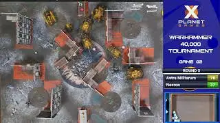 40K Tournament Game 2: Necrons vs Astra Militarum