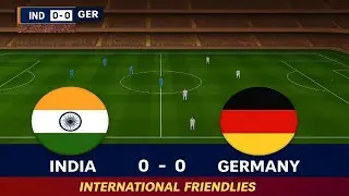 INDIA vs GERMANY - International Friendly 2025 | Chhetri vs Havertz | PES 2021 Gameplay Simulation