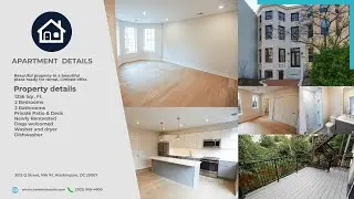FOR RENT: Luxury Apartment Tour in Georgetown - 3012 Q Street, NW #1, Washington, DC 20007