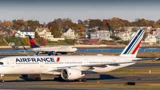 Airfrance Airbus A350-941 Boston Logan to Paris Charles de gaulles