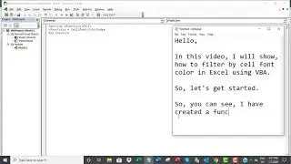 Filter by cell font color in Excel using VBA
