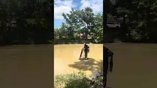 Khmer net fishing