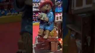 Paddington Bear in Hamleys toy shop, In London