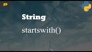 Python String - startswith()