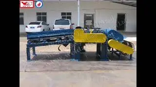 Hemp decorticator machine / In-line extraction machine