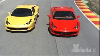 La prova della Ferrari 458 Italia (2009)