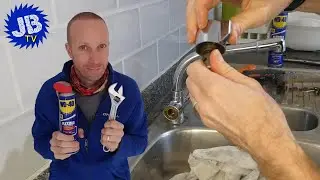 How to fix a stiff and squeaky kitchen tap - Tap gland removal and easy fix
