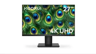Review: KOORUI 27&Prime; 4K Monitor | IPS UHD 99% sRGB, FreeSync & G-SYNC