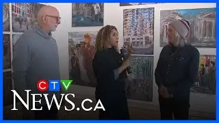 URBAN MYTHS exhibit open now in Toronto, with a chance to take home art