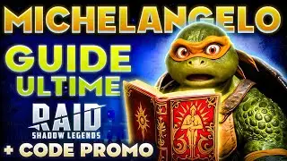 Michelangelo Raid Shadow Legends Guide🐢 L&eacute;gendaire GRATUIT + Codes Promo🎁FR 2025