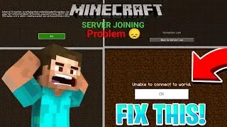 HOW TO FIX SERVER CONNECTION ERRORS IN MINECRAFT POCKET EDITION 😠
